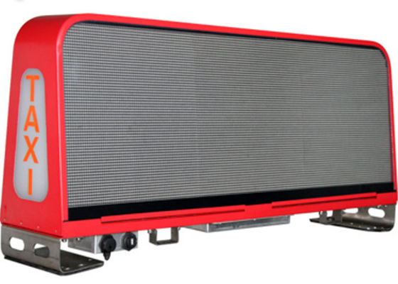 P5はフル カラー ライト ボックスを広告する車の屋根の広告印のタクシーの上を防水します