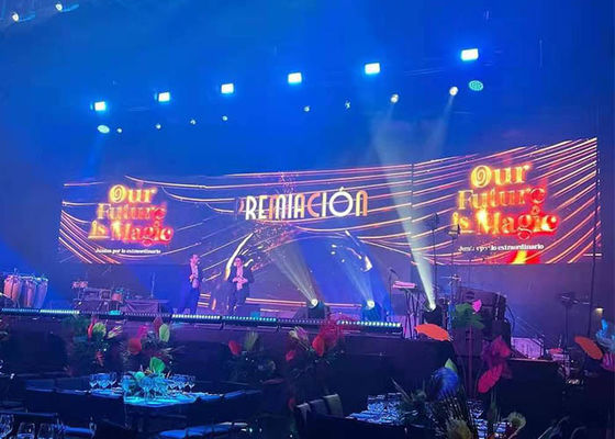Indoor Rental LED Screen with Custom Logo and Brand Customization P2.9mm Pixel Pitch and 7680Hz Refresh Rate for Corporate Events