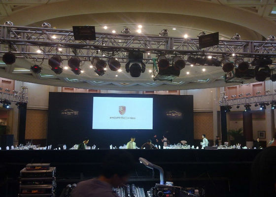 RGBは導かれる表示舞台の背景、保証2年ののために屋内ダイ カストP2.5のHDによって