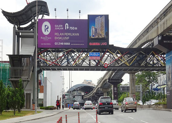 非同期屋外のフル カラーの導かれた表示3G/防水WIFI P8 LED表示6000 Nit